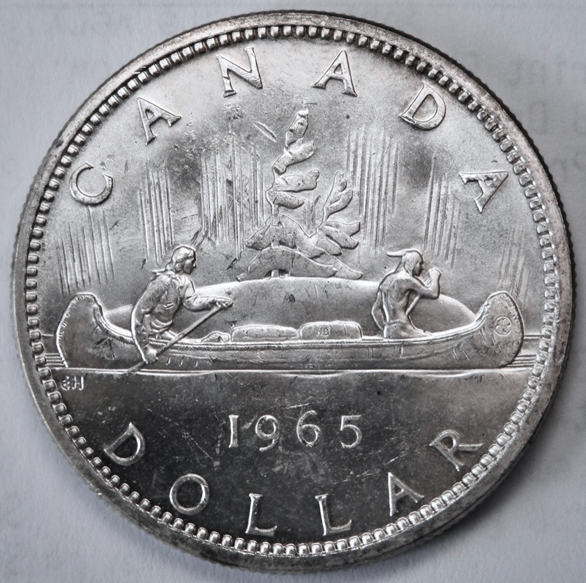 1965-Canada-Dollar-Type-V